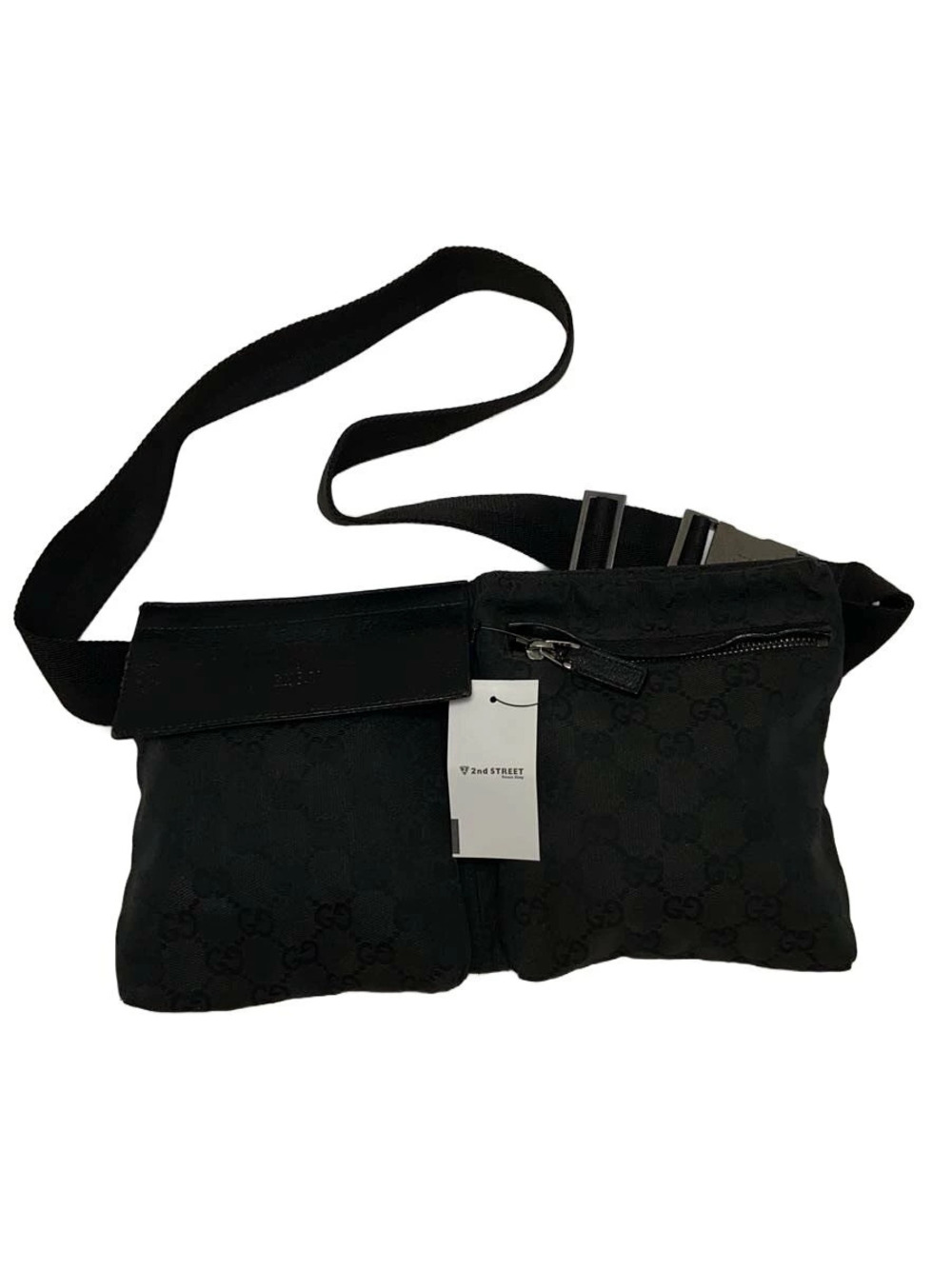 Gucci Waist Bag GG Canvas Black